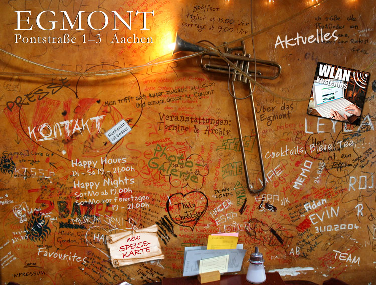 Cafe Egmont - Pontstra&szlig;e 1-3, Aachen